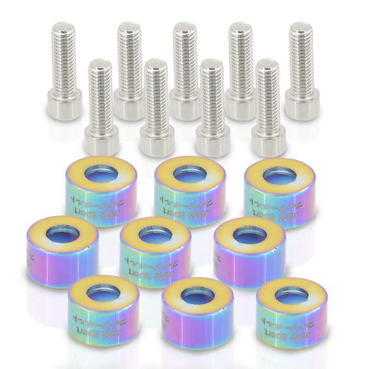 Kit Tornillos Decorativos para Header – JDM Style | Personaliza tu Motor con Estilo