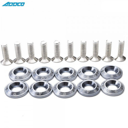 Tornillos Decorativos de Aluminio con Arandelas Biselado