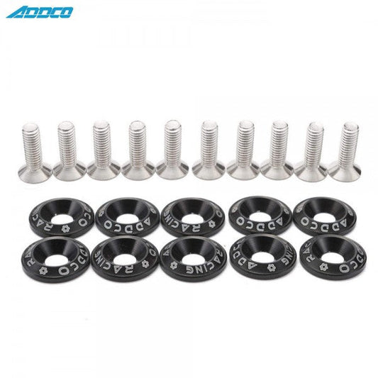 Tornillos Decorativos de Aluminio con Arandelas Biselado