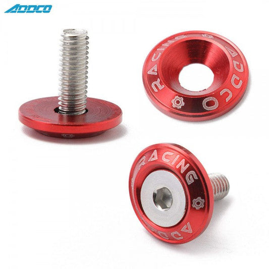 Tornillos Decorativos de Aluminio con Arandelas Biselado