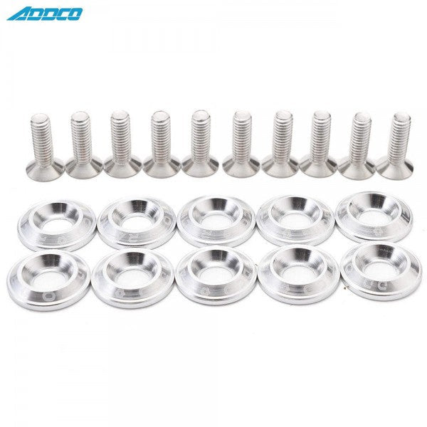 Tornillos Decorativos de Aluminio con Arandelas Biselado