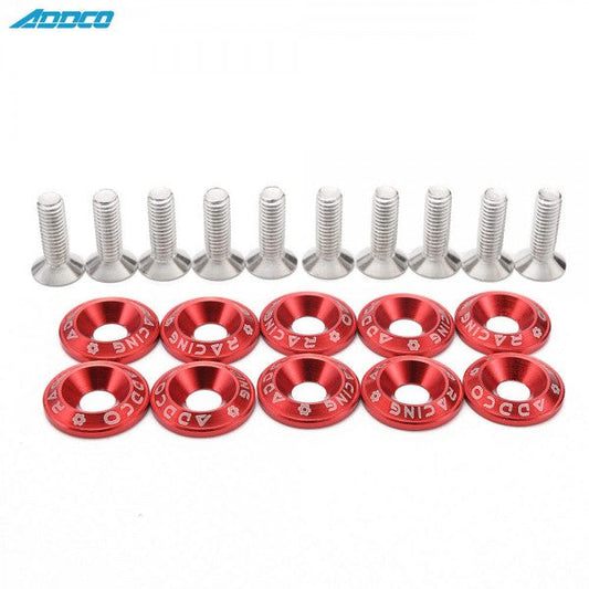 Tornillos Decorativos de Aluminio con Arandelas Biselado