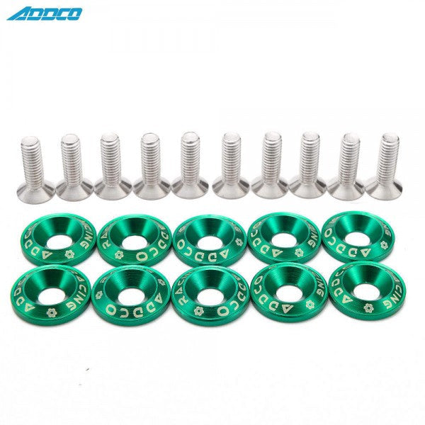 Tornillos Decorativos de Aluminio con Arandelas Biselado