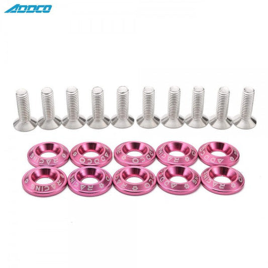 Tornillos Decorativos de Aluminio con Arandelas Biselado
