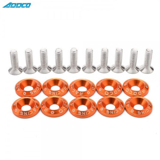 Tornillos Decorativos de Aluminio con Arandelas Biselado