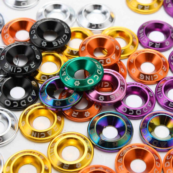 Tornillos Decorativos de Aluminio con Arandelas Biselado