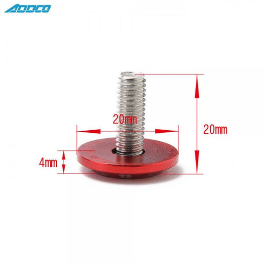 Tornillos Decorativos de Aluminio con Arandelas Biselado