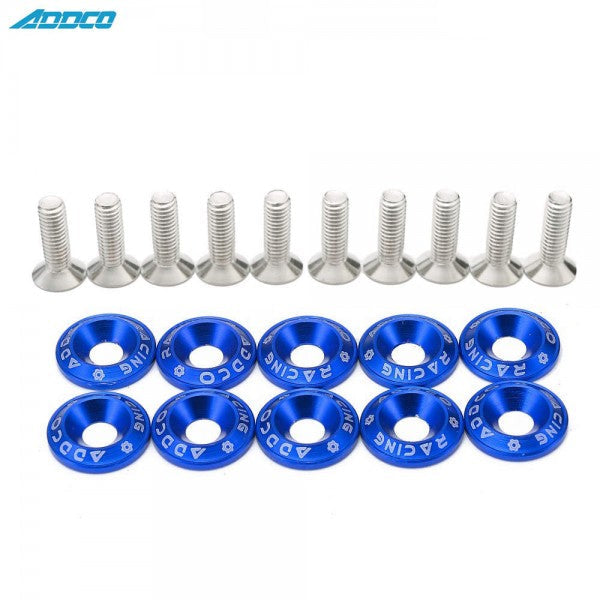 Tornillos Decorativos de Aluminio con Arandelas Biselado